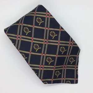 Tommy Hilfiger Navy Blue Insignia Men's Necktie